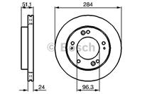 Bremsscheibe Vorderachse Bosch 0 986 479 020