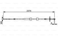 mercedes-benz Handremkabel BC2499