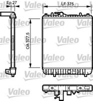 Valeo Wasserkühler 734331 Kühler,Motorkühler OPEL,VAUXHALL,AGILA A H00,AGILA Mk I A