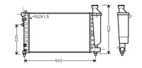 citroen RADIATEUR 1600 +AUTO +/zonder AIRCO