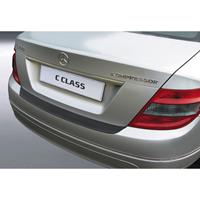 ABS Achterbumper beschermlijst Mercedes-Benz C-Klasse W204 Sedan 2007- Zwart