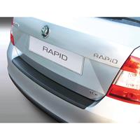 ABS Achterbumper beschermlijst Skoda Rapid 4 deurs 2012- Zwart