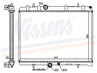 NISSENS Wasserkühler 63607A Kühler,Motorkühler PEUGEOT,CITROËN,407 SW 6E_,407 6D_,4008,C5 III Break TD_,C5 III RD_,XSARA N1,XSARA Break N2