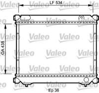 Kühler, Motorkühlung Valeo 735074