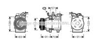 kia Compressor, airconditioning