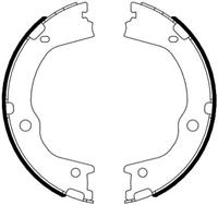 Bremsbackensatz, Feststellbremse Hinterachse Ferodo FSB4089
