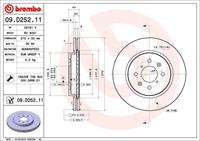 Bremsscheibe 'COATED DISC LINE' | BREMBO (09.D252.11)