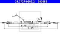 Seilzug, Feststellbremse ATE 24.3727-0682.2