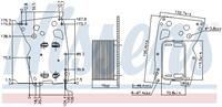 NISSENS Ölkühler 90902 Ölkühler, Motoröl BMW,TOYOTA,MINI,3 Touring E91,3 E90,5 Touring F11,5 F10, F18,X1 E84,1 F20,X3 F25,3 Coupe E92,3 Touring F31