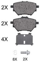 A.B.S. Bremsbeläge 35020 Bremsklötze,Scheibenbremsbelag OPEL,PEUGEOT,CITROËN,GRANDLAND X A18,308 II,308 SW II,3008 SUV,C4 Grand Picasso II