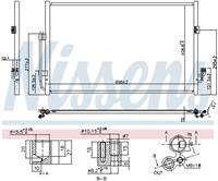 Condensator, airconditioner NISSENS 940556