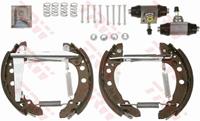 TRW Bremsensatz, Trommelbremse GSK1501  VW,AUDI,SEAT,LUPO 6X1, 6E1,GOLF III 1H1,POLO 6N2,POLO 6N1,GOLF II 19E, 1G1,GOLF I Cabriolet 155,POLO 86C, 80