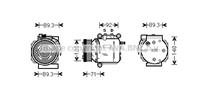 saab Compressor, airconditioning