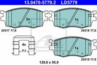 hyundai Ate Ceramic Remblokset