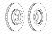 Remschijf FERODO DDF832C-1, 1 deel
