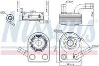 Ölkühler, Motoröl Nissens 90972