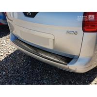 Zwart RVS Achterbumperprotector Peugeot 5008 2009-2016Ribs'