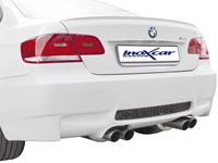 100% RVS Dubbele Sportlaat BMW 3-Serie E92 M3 Coupe 4.0 V8 2007- Links/Rechts 2x76mm Racing