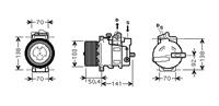 vanwezel Kompressor, Klimaanlage Van Wezel 3000K431