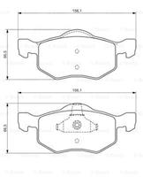 BOSCH Bremsbeläge 0 986 494 361 Bremsklötze,Scheibenbremsbelag FORD,MAZDA,FORD USA,MAVERICK,TRIBUTE EP,ESCAPE