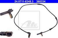 ATE ABS Sensor 24.0711-6348.3 Drehzahlsensor,Raddrehzahl Sensor MERCEDES-BENZ,S-CLASS W221,S-CLASS Coupe C216