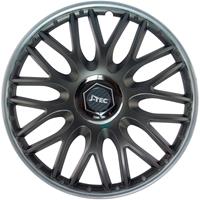 J-Tec 4-Delige Wieldoppenset Orden SR 15-inch grijs/zilver +...