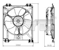 fiat Koelventilatorwiel