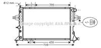 opel Radiateur OLA2329