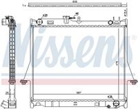 Radiateur NISSENS, u.a. für Isuzu