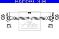 Bremsschlauch Hinterachse ATE 24.5237-0315.3