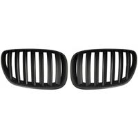 Glanzend zwarte Grills BMW X5 E70 / X6 E71 2007-2013