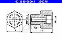 Adapter, Bremsleitung ATE 03.3510-0800.1