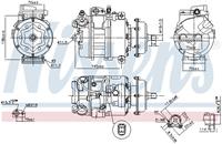 Kompressor, Klimaanlage | NISSENS (890635)