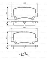 suzuki Remblokken set