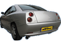 100% RVS Sportuitlaat Fiat Coupe 2.0 16v (139pk) 1994- 102mm