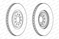 Remschijven FERODO DDF1118, 2 deel