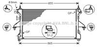 fiat Radiateur