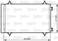 Valeo - Kondensator Klimaanlage für citroen C8
