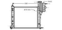 mercedes-benz RADIATEUR r Vito / W638 Aut. 03/99-