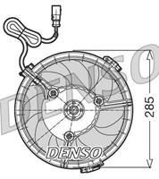 DENSO Lüfter DER02005 Elektrolüfter,Hochleistungslüfter AUDI,A4 8D2, B5,A6 Avant 4B5, C5,A4 Avant 8D5, B5,A4 8E2, B6,A6 4B2, C5,A8 4D2, 4D8