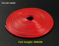 Klassieke flexibele rode striping 0,3x500cm (voorzien van 3M tape)