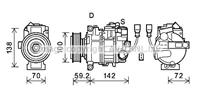 Volkswagen Compressor, airconditioning