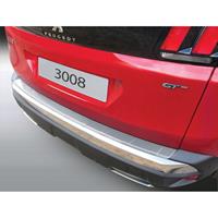 ABS Achterbumper beschermlijst Peugeot 3008 II 2016- ZilverRibbed'