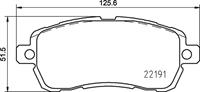 Remblokkenset, schijfrem BREMBO, u.a. für Ford