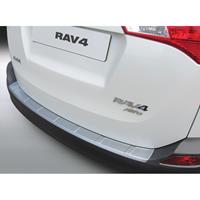 ABS Achterbumper beschermlijst passend voor Toyota RAV-4 4x4 2013-2016 Brushed Alu Look