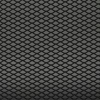 Racegaas aluminium zwart - ruitdesign 16x8mm - 125x25cm