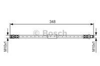 BOSCH Bremsschläuche 1 987 476 080 Bremsschlauch MERCEDES-BENZ,M-CLASS W163