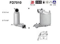 Ruß-/Partikelfilter, Abgasanlage AS FD7010