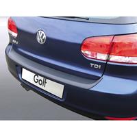 ABS Achterbumper beschermlijst Volkswagen Golf VI 2008-2012 Zwart