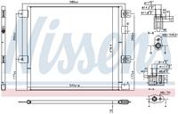 Condensator, Airconditioner NISSENS 940494